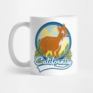 California Deer travel logo Mug